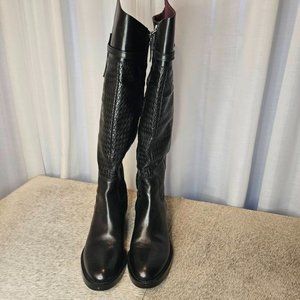 Franco Sarto Women's Colt Tall Knee High Boots Black Size 8.5